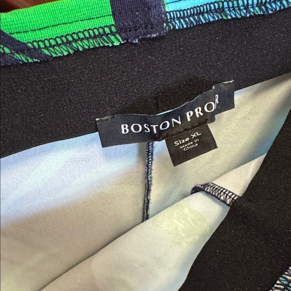 Boston Proper Tropical Blue Chic Floral Wide-Leg Pants Resort Vacation Summer - Picture 5 of 5